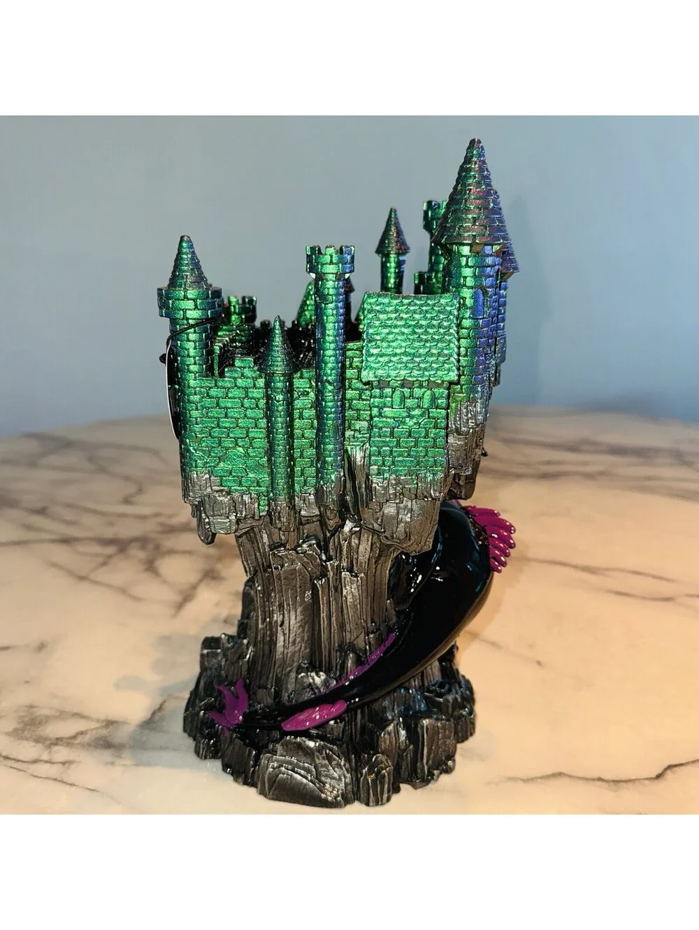Maleficent Dragon Castle Disney Villains NEW Bath & Body Works Candle Holder